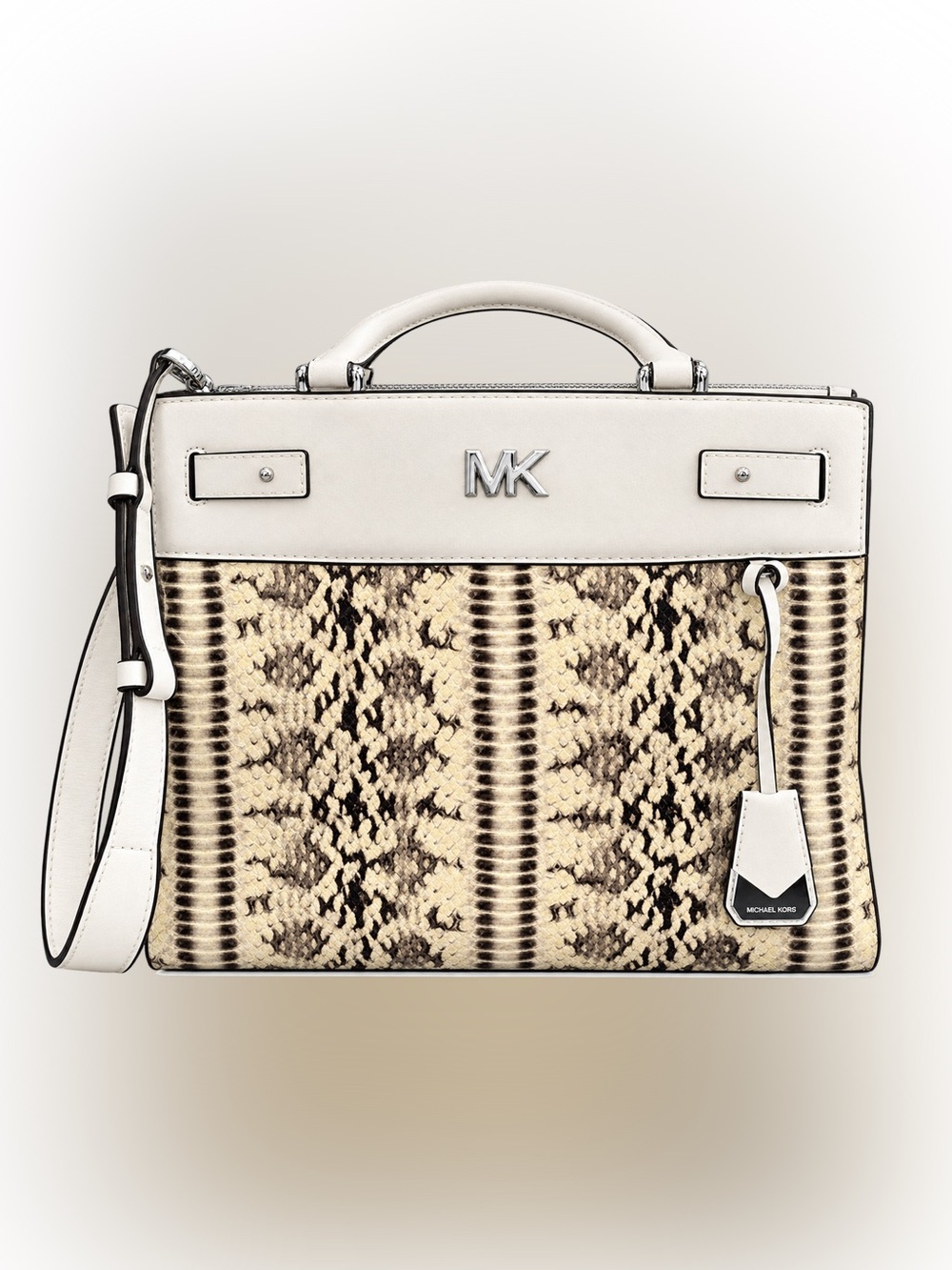 Michael Kors Reagan Large Leather Satchel
